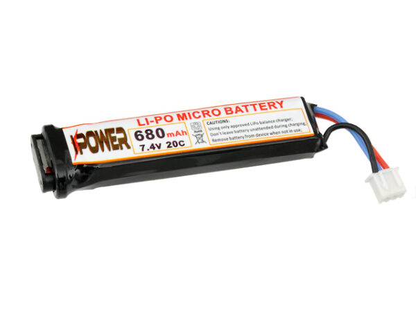 LiPo 7.4V 680mAh 20C Micro Baterija